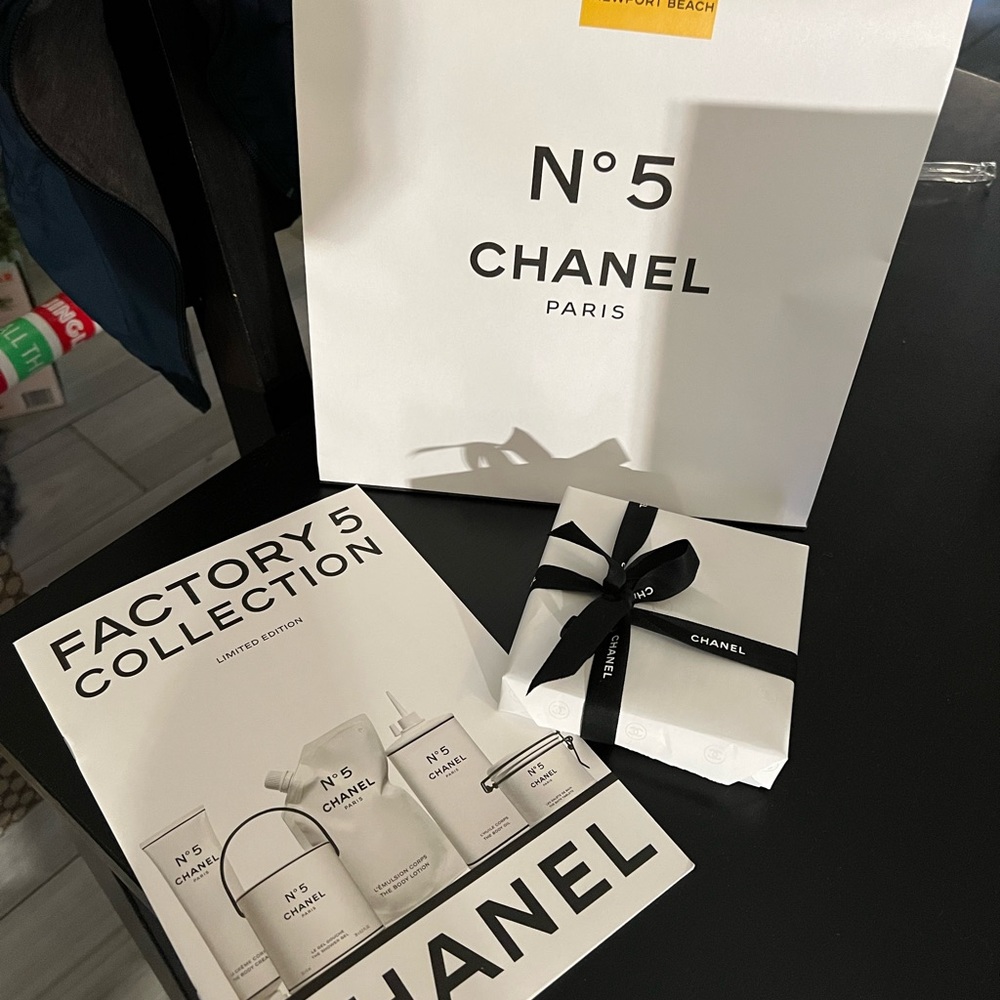 Chanel factory 5 shower gel travel size 5 tubes new sealed